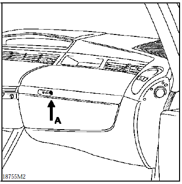 Renault Avantime - Depose de la console laterale passager
