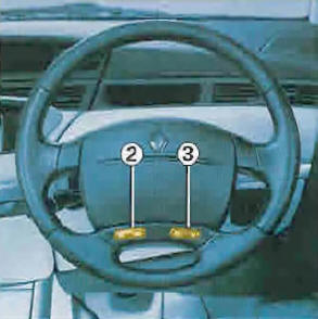 Renault Avantime. Commandes