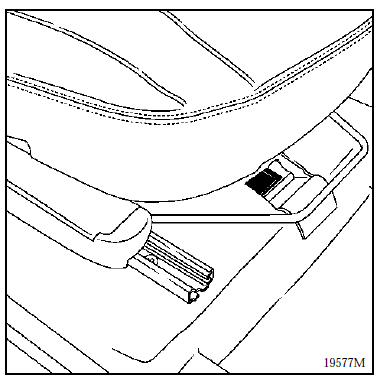 Renault Avantime - Emplacement plaque constructeur