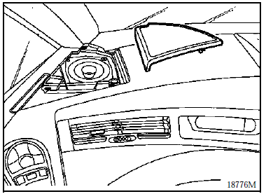 Renault Avantime - La configuration du tableau de bord est gérée par le boîtier central habitacle