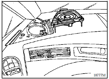 Renault Avantime - La configuration du tableau de bord est gérée par le boîtier central habitacle