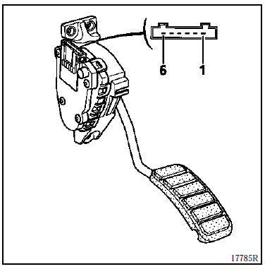 Renault Avantime - Pédale d'accélérateur