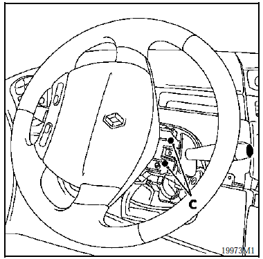 Renault Avantime - Manette d'essuie-vitres