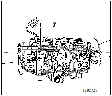 Renault Avantime - Manette d'essuie-vitres