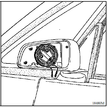 Renault Avantime - Mécanisme de rétroviseur