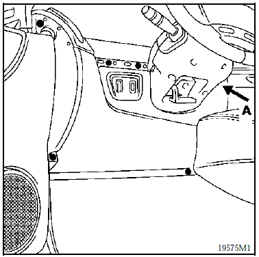 Renault Avantime - Depose de la console laterale conducteur