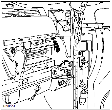 Renault Avantime - Extraction de la planche de bord avec l'outil