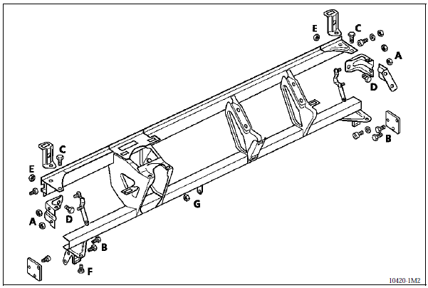 Renault Avantime - Poutre de planche de bord