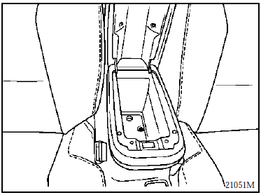 Renault Avantime - Console centrale partie avant