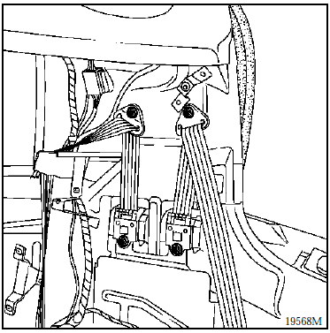 Renault Avantime - Ceintures de sécurité arrière