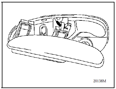 Renault Avantime - Poignee exterieure de porte