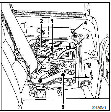 Renault Avantime - Lève-vitre de custode