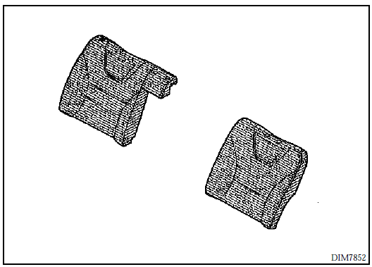 Renault Avantime - Garniture de dossier 1/3 - 2/3