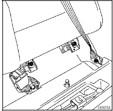 Renault Avantime - Armature de dossier