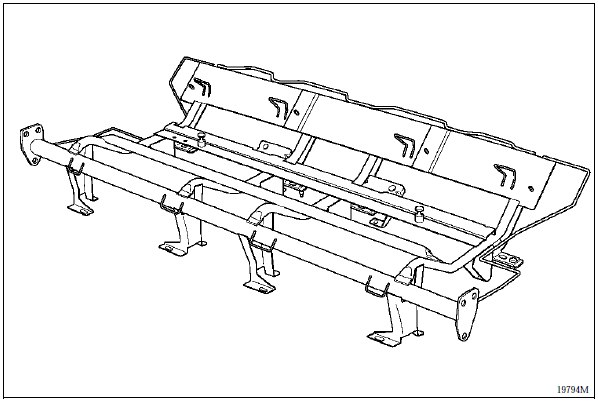 Renault Avantime - Support de banquette arrière