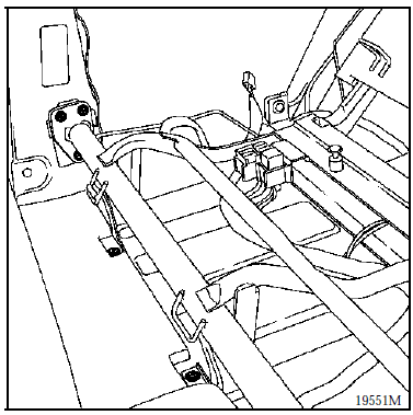 Renault Avantime - Support de banquette arrière