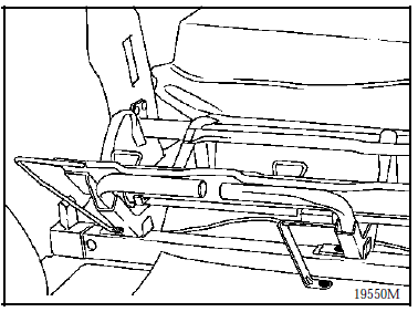 Renault Avantime - Support de banquette arrière