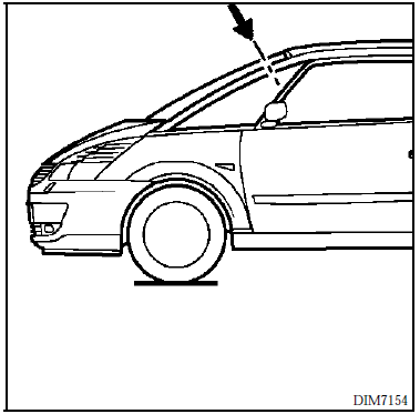 Renault Avantime - Garniture de montant de pare-brise