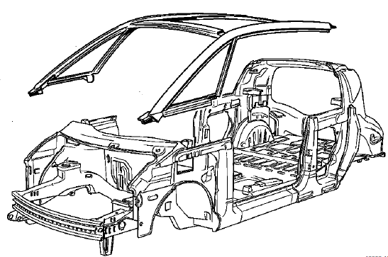 Renault Avantime - Réparation de la structure supérieure aluminium