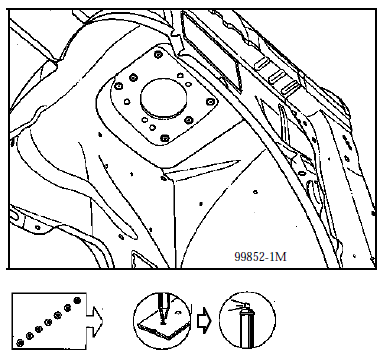 Renault Avantime - Liaison avec conduit d'air