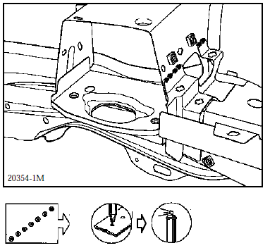 Renault Avantime - Liaison avec bac a batterie