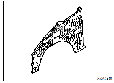 Renault Avantime - Composition de la piece m.P.R.