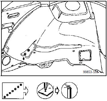 Renault Avantime - Liaison avec fermeture de longeron avant