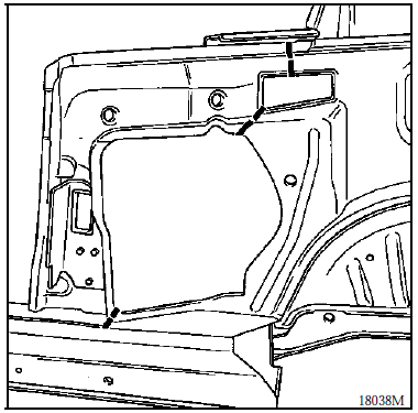 Renault Avantime - Composition de la piece m.P.R.