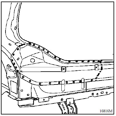 Renault Avantime - Composition de la piece m.P.R.