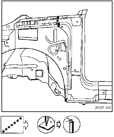 Renault Avantime - Liaison avec brancard inferieur