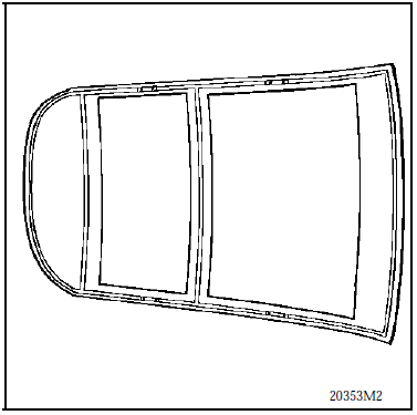 Renault Avantime - Cadre de toit coulissant